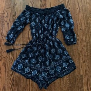hollister off the shoulder romper